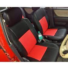 Pu Leather Car Seat Cover Color Red