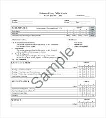 Ontario Secondary Report Card Template Progress Word Cards