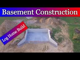 Log Home Build Episode 1 Basement