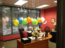 office birthday decor doğum günü