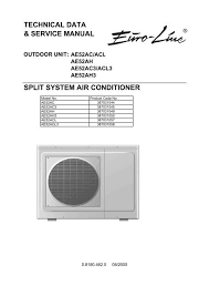 service manual split system air conditioner