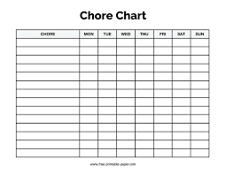 c chart template free printable paper