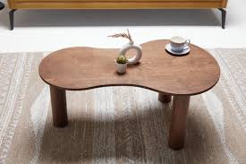 Modern Style Coffee Table Walnut