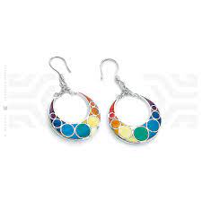 half moon earrings intika handmade