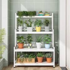 Garden Wooden Storage Shelves Shelf