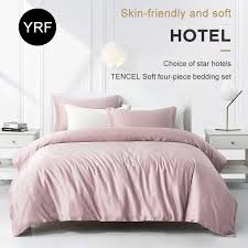 softest pink hotel bedding