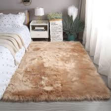 faux fur wool fluffy floor carpets