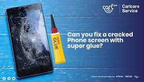 Ed Phone Screen With Super Glue