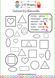 2d shapes worksheets free printables