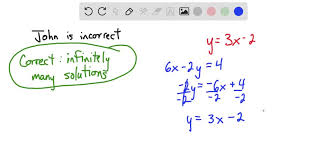 Solve The System Of Equations Y 3x