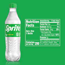 sprite lemon lime soda pop 16 9 fl oz