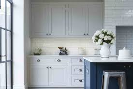 Another popular trendy color for kitchen cabinets is mindful gray sw 7016. Beautiful Blue Kitchen Cabinet Ideas