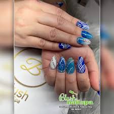nail art design by blush nail spa in