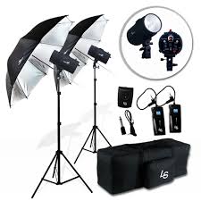 Photography Studio Photo Flash Kit 2 X 400w Strobe Light Umbrella Lighting Kit Umbrella Lights Continuous Lighting Strobe Lights