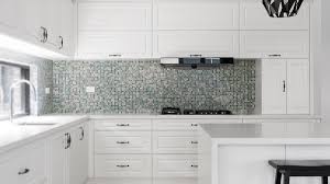 Stainless steel tiles are very durable, can be both quick and clean to classic cuisine, as well as modern and minimalist kitchen did well. Kitchen With Black And White Or Mosaic Tiles Inspirations Amber Tiles