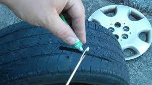 how to repair a punctured tire you