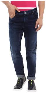 Buy Mufti Blue Dark Retailored Jeans Online At Low Prices In