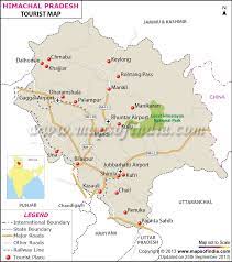 himachal pradesh tourism tourist map