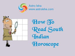 how to read south indian horoscope