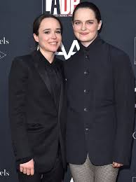 Ellen Page Celebrates Pride Month with Wife in Topless Kissing Photo