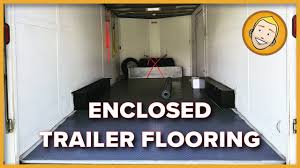 enclosed trailer vinyl flooring you
