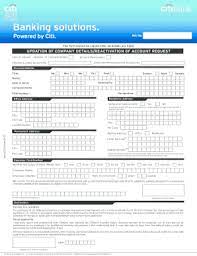 citibank account opening form pdf