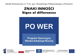 Znak inności – PO WER – Szkoła Podstawowa nr 11 w Poznaniu