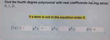 Fourth Degree Polynomial