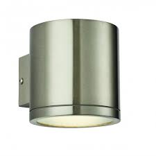 led outdoor wall light in stainless
