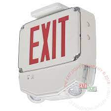 exit lights exit sign combos wlcohd