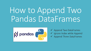 how to append two pandas dataframes