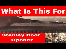 stanley garage door opener