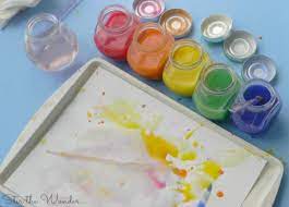 Diy Liquid Watercolor Paint Stir The