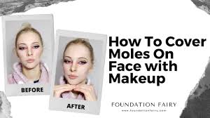 hide raised moles with makeup