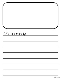 Personal Narrative Writing Templates For Kindergarten And 1st Grade