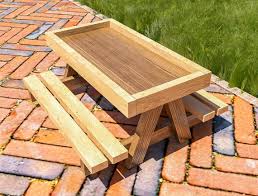 Diy En Picnic Table Build Plans