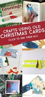 6 easy crafts with old christmas cards