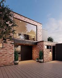 Fachada de casa moderna con terraza. Fachadas De Casas Modernas 2021 2022 Diseno De Frentes