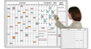 Personal Year Time Task Planner Magnetic Dry Erase