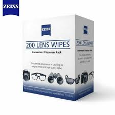 zeiss pre moist lens cleaning wipes for