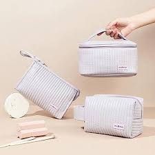 cosmetic travel bag organizer pouch set