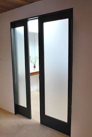 Frosted Glass Interior Pocket Doors