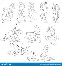 Sex position stock illustration. Illustration of position - 55405305