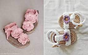 baby sandals with free crochet patterns