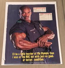 ronnie coleman police uniform biceps