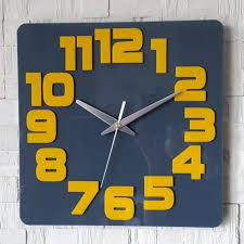 Large Numbers Wall Clock Zeedcor