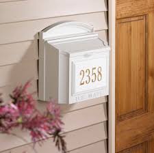 Whitehall Wall Mount Mailbox With