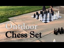 Diy Outdoor Chess Set