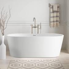 Acrylic Flatbottom Freestanding Bathtub