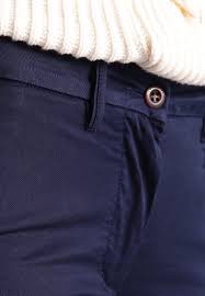 Gant Chinos Evening Blue Women Clothing Trousers Shorts